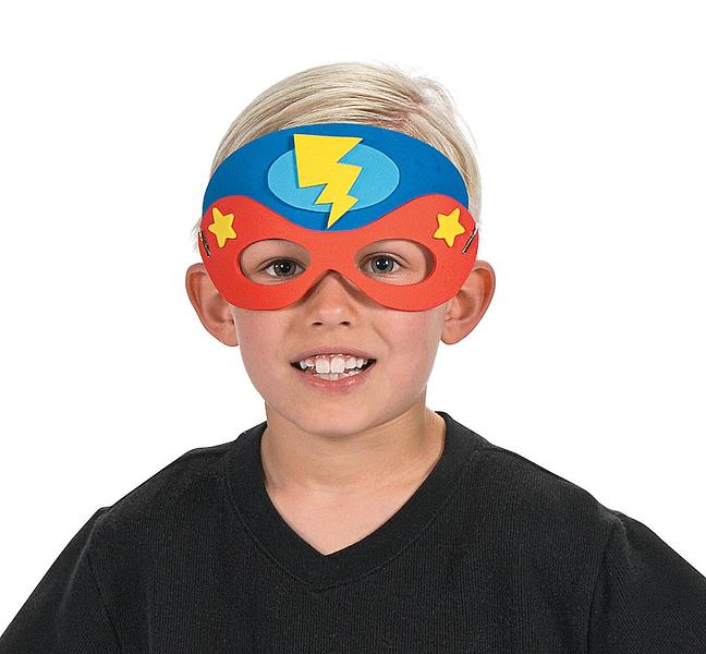 Foam Superhero Masks 