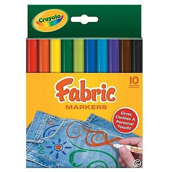 Crayola Fabric Markers 10 pack