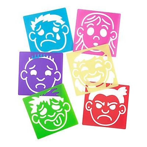 Emotion Stencils 6 pack