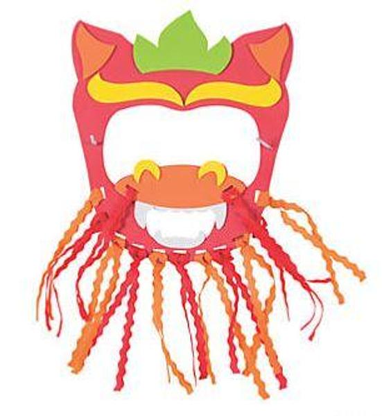 DIY Chinese New Year Dragon mask :: OSHC Craft Kits