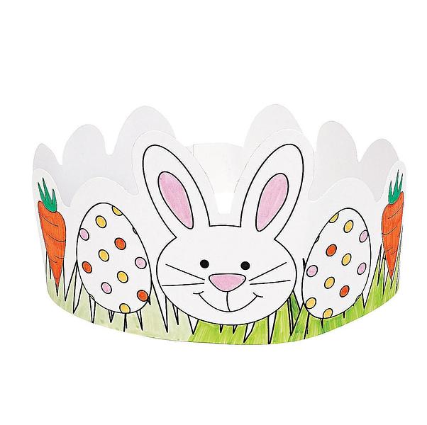 Colour Your Own Easter Crowns -12pack