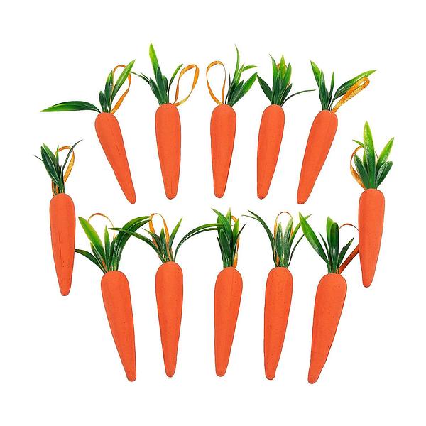 Carrot Decorations- 12 pack